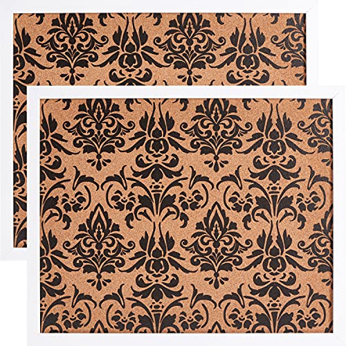 White Frame - Fleur De Lis Pattern