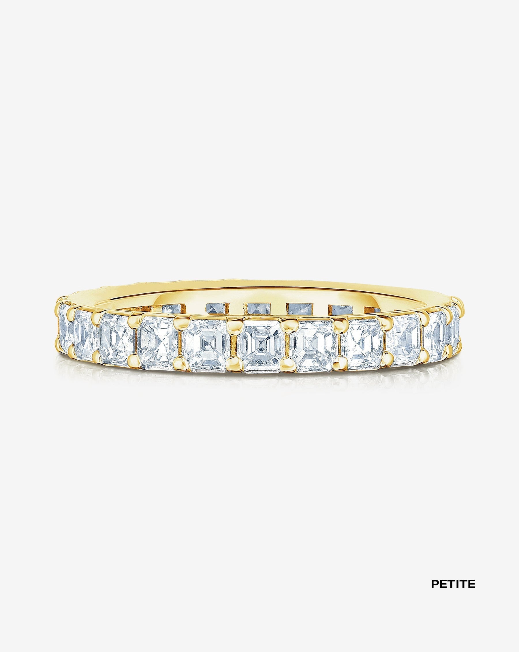 Exquisite Asscher Cut Diamond Eternity Band for Women - Perfect for Weddings, Anniversaries & Special Occasions