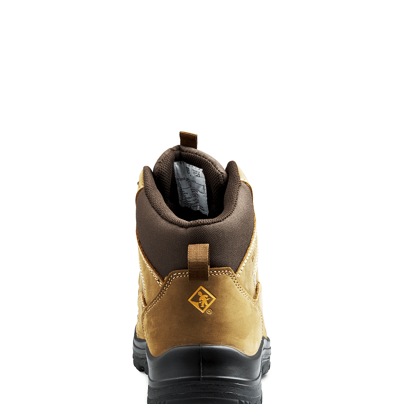 Findlay 6 Inch Waterproof Composite Toe Work Boots for Men - Brown Safety Shoes for Construction, Warehouse & Outdoor Work