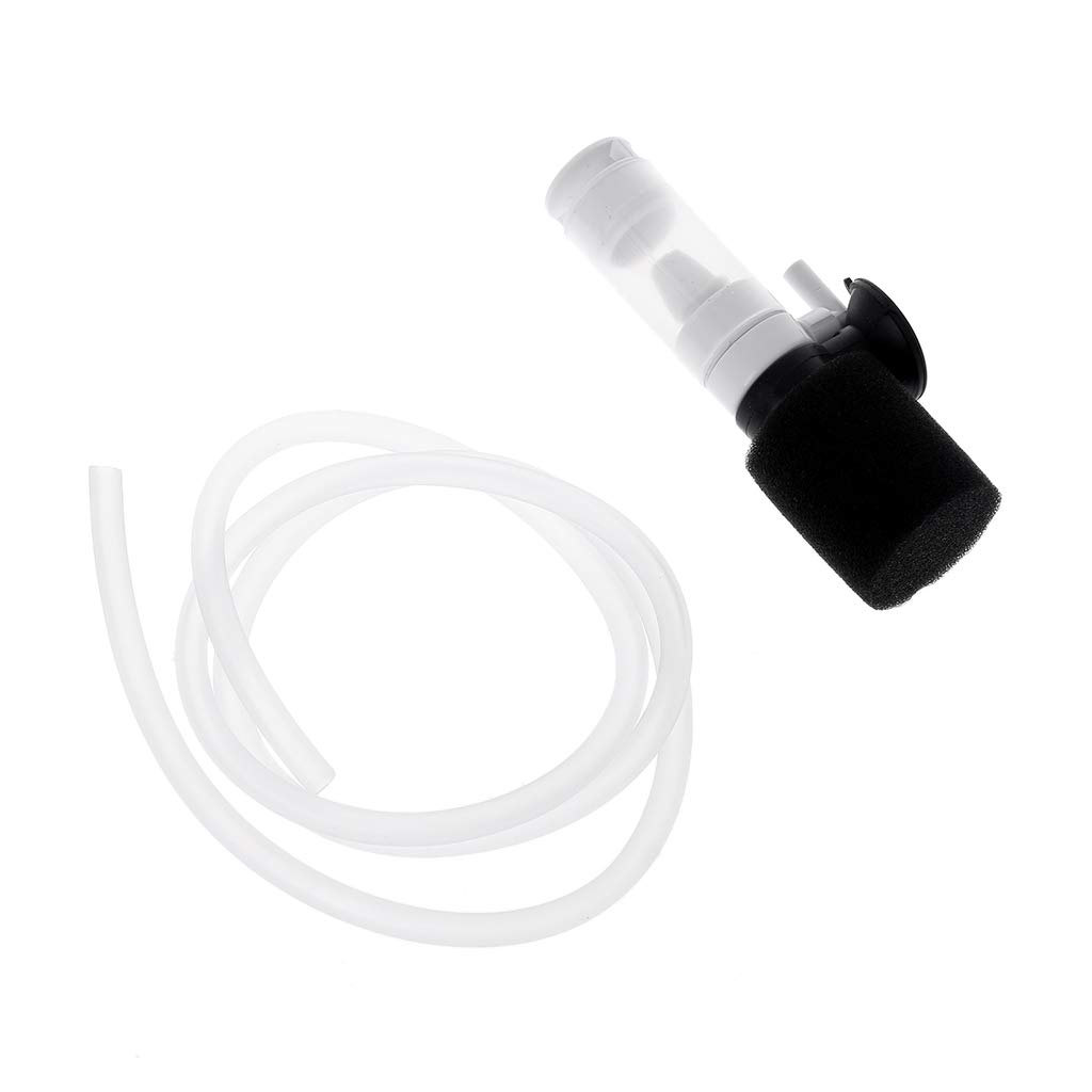 Mini Aquarium Filter - Biochemical Sponge for Fish Tank, Freshwater Pump with Oxygenation & Water Cleaning | Ideal for Small Tanks, Betta Fish, Shrimp & Aquatic Plants