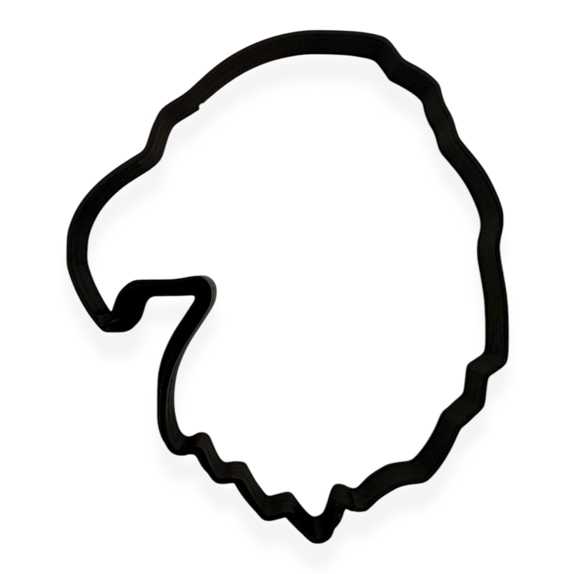 Philadelphia Eagles 4-Inch Eagle Head Cookie Cutter - Perfect for Game Day Baking, Tailgate Parties, Football Snacks & Team Spirit - Great for Cookies, Fondant, Clay Crafts & DIY Decorations