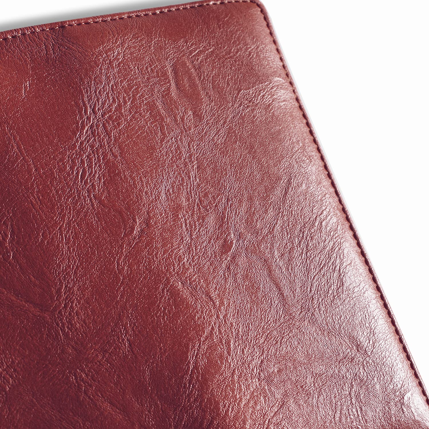 Sanlykate RFID Blocking PU Leather Checkbook Cover with Pen Holder - Wine Red Checkbook Case for Women & Girls, Top & Side Tear Checks, Free Divider - Perfect for Office, Banking & Everyday Use