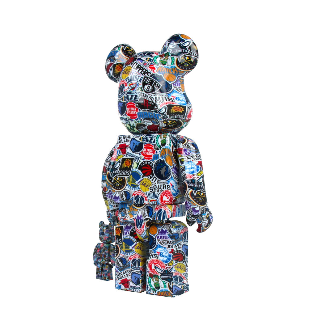 400% & 100% Bearbrick NBA Collectible Figures - Limited Edition Vinyl Art Toys for Basketball Fans & Collectors | Perfect for Home Display, Office Decor, and Gift Giving