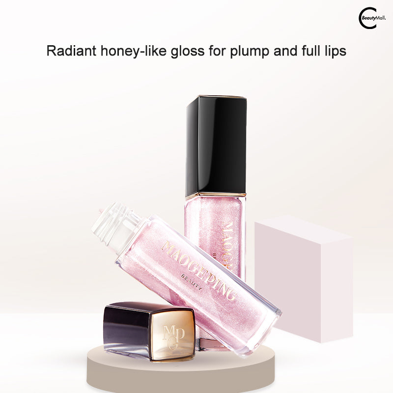 MAOGEPING Crystal Diamond Lip Gloss - Shiny & Moisturizing Lip Gloss with Sparkling Diamond Effect | Perfect for Parties, Date Nights & Special Occasions