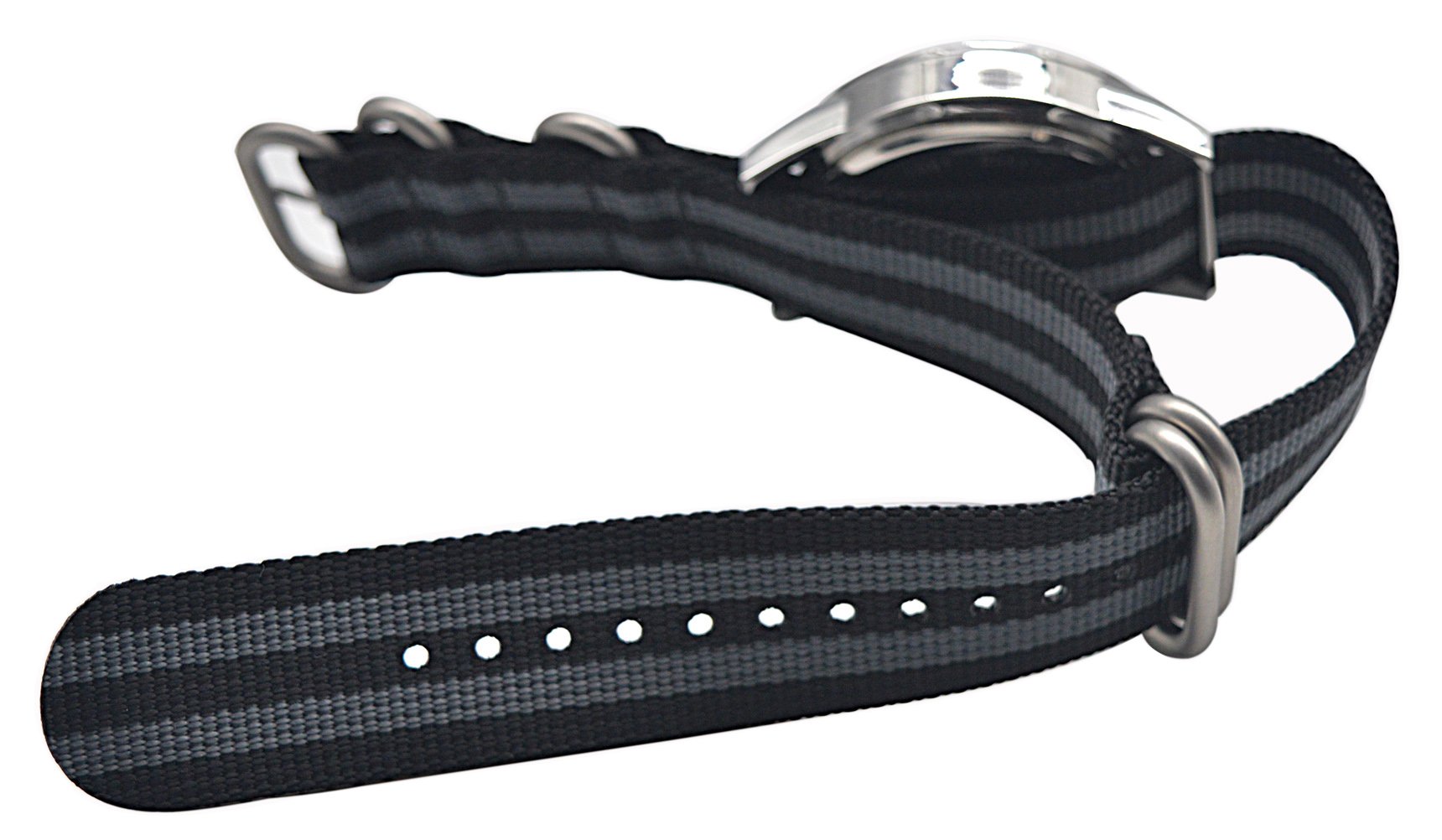 ArtStyle Premium 1.5mm Nylon Watch Band with Heavy Duty Brushed Buckle - Durable Replacement Strap for Apple Watch, Samsung Galaxy Watch & Smartwatches (Ideal for Outdoor Activities, Sports & Everyday Wear)