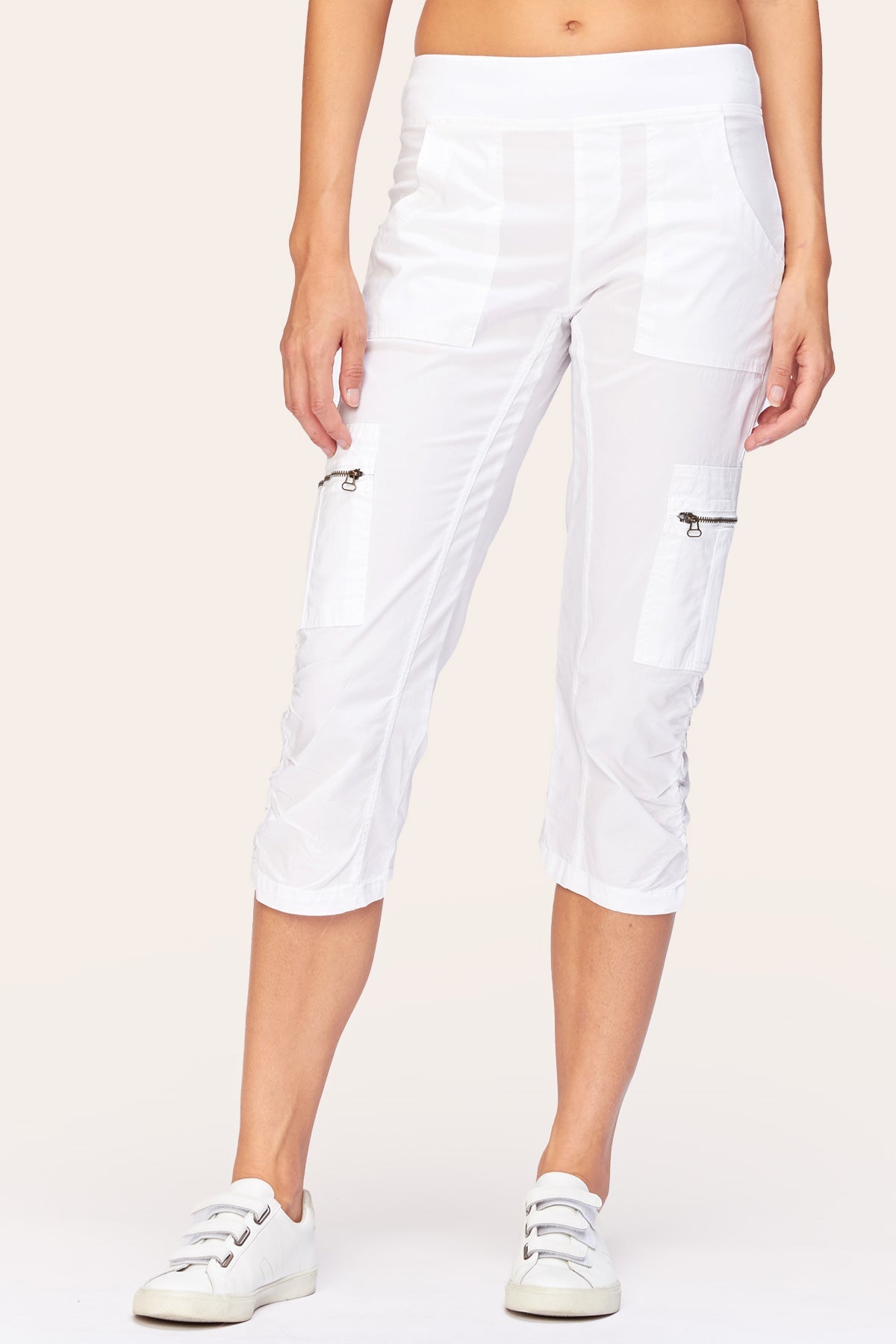 Nadia Women's White Crop Top - Stylish & Comfortable Short Sleeve Shirt for Casual Wear, Summer Outfits, and Street Fashion