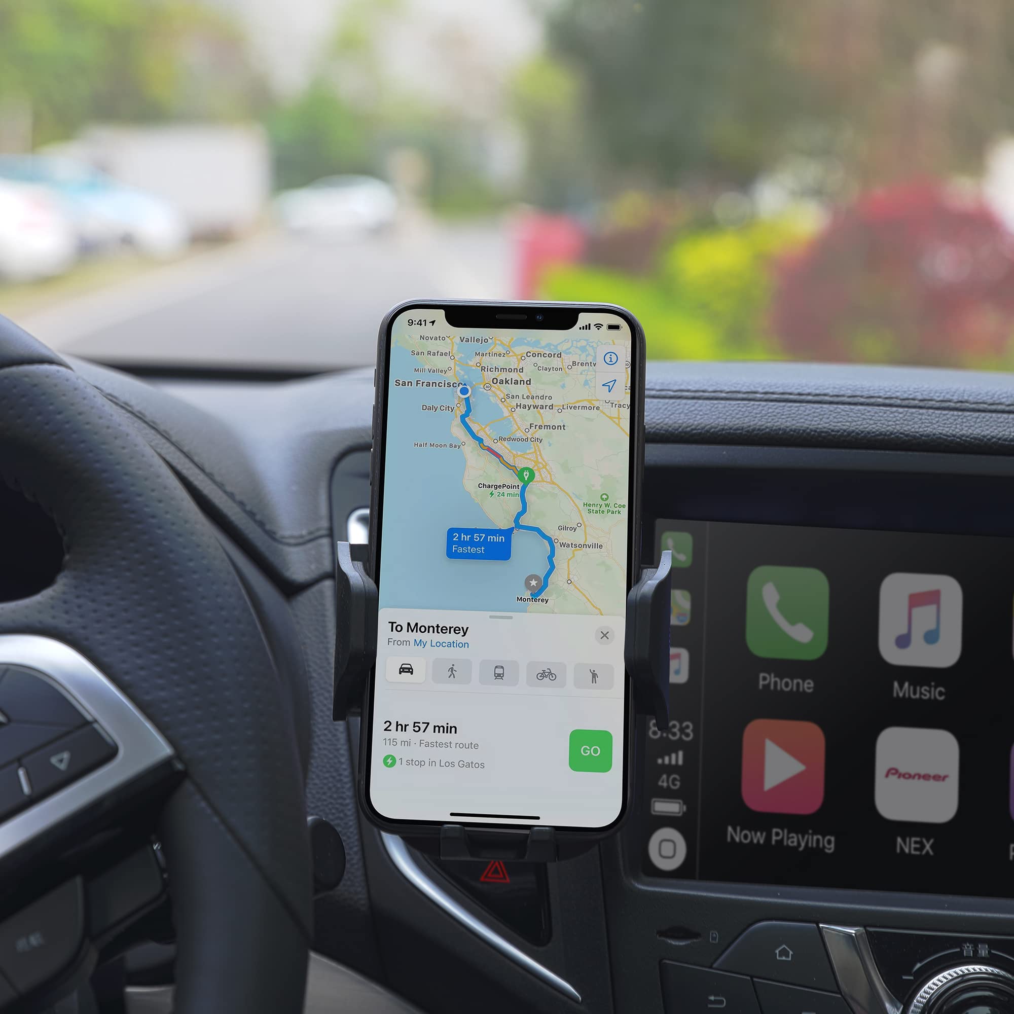 LAX Car Phone Holder - Vent Mount for Safe Driving