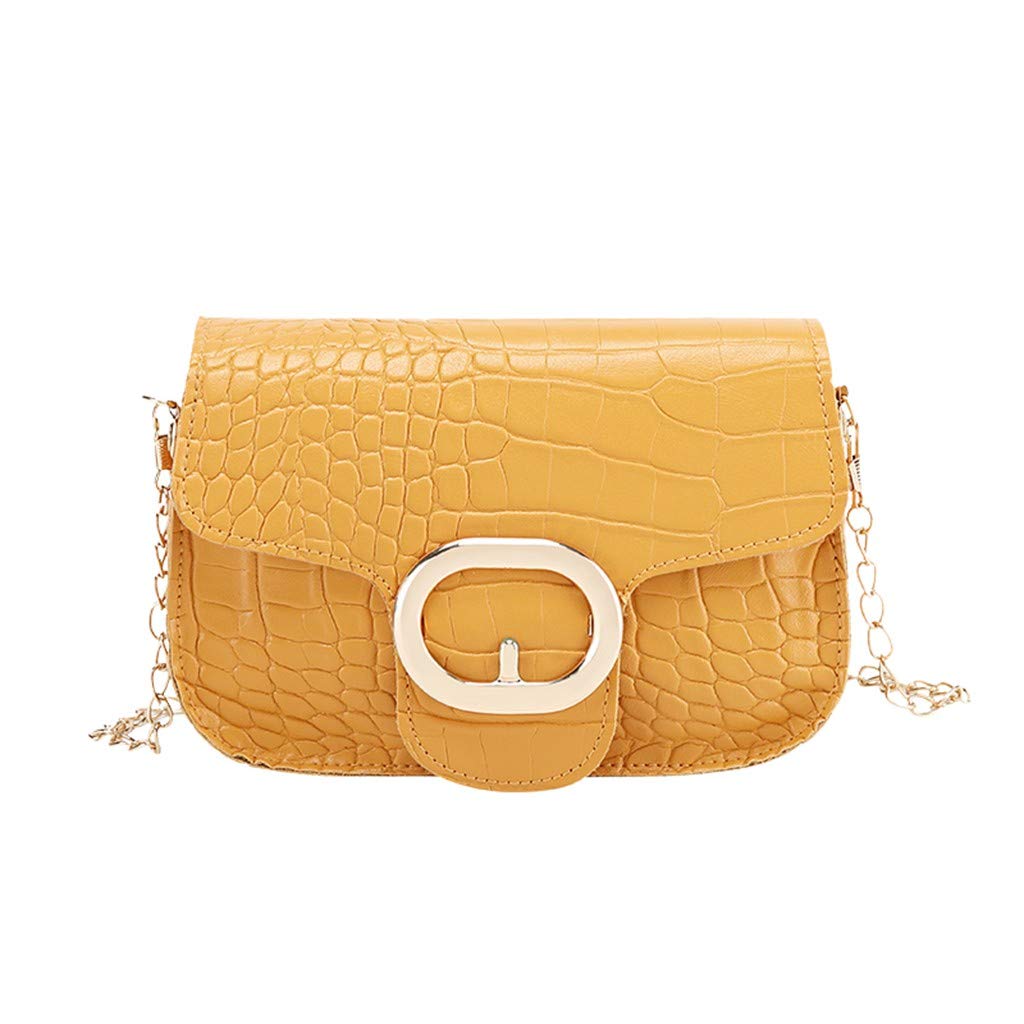 Women's Crossbody Shoulder Bag - Fashionable & Leisure for Daily Use (Yellow)