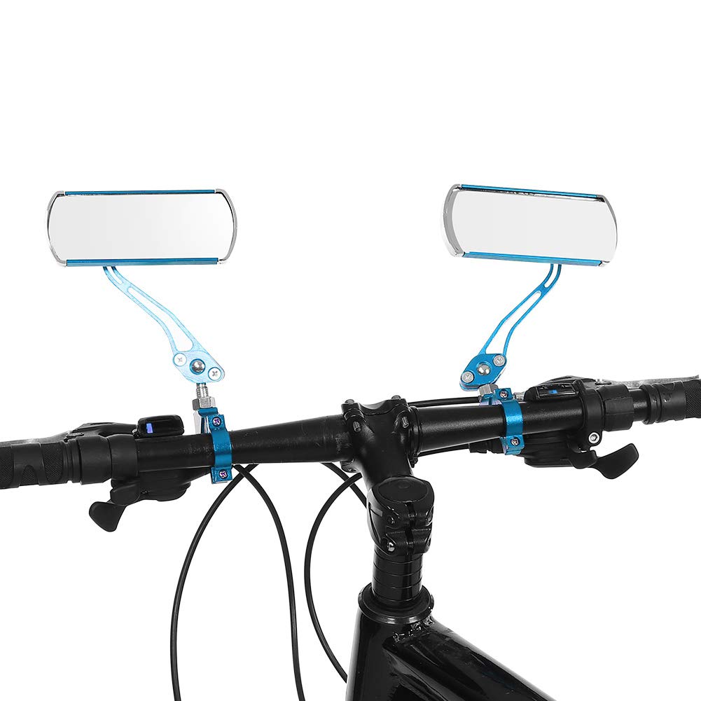 Keenso Bike Rear View Mirror - 360 Degree Adjustable Handlebar Mirror for Mountain & Road Bikes (1 Pair) - Perfect for Safe Cycling, Commuting and Outdoor Adventures