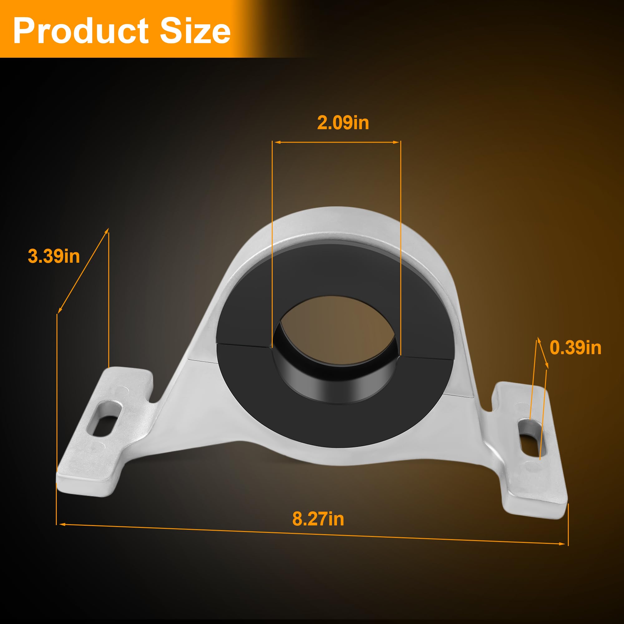 High-Quality Center Bearing Support for 2015+ Dodge Charger Challenger 300 ScatPack HellCat - Compatible with RWD & AWD V6 V8 Models - Durable Driveshaft Solution for Smooth Performance - Perfect for Off-Roading & High-Speed Driving