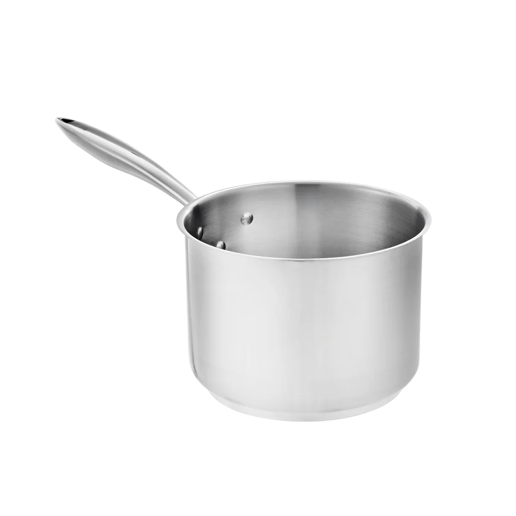 Thermalloy 6-Quart Stainless Steel Sauce Pan with Lid - Premium Cookware for Boiling, Simmering & Cooking Soups, Pasta & Sauces | Induction Compatible & Dishwasher Safe