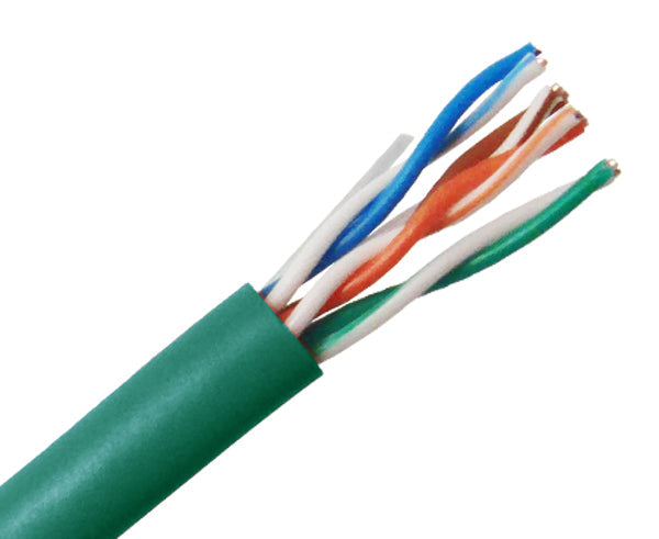1000FT CAT5E Riser Bulk Ethernet Cable - CMR ETL Certified, Solid Copper UTP 24 AWG for Home & Office Network Installation