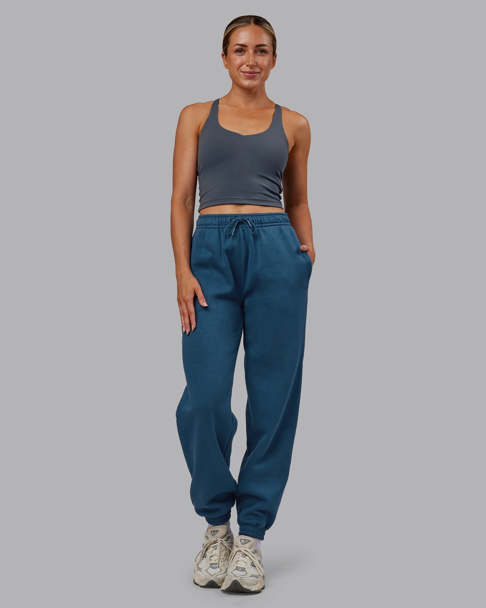 Premium MVP Jogger Pants for Men - Comfortable Indigo Blue Athletic Joggers for Running, Gym & Casual Wear