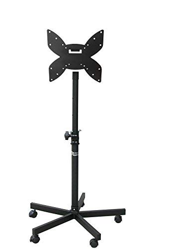 Audio2000'S AST421X Portable Flat Screen Panel LCD/LED TV Monitor Stand with Wheels - 200x200mm VESA Mount - Ideal for Home, Office & Classroom AV Setups