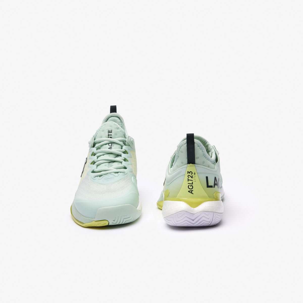 Lacoste AG LT23 Lite Women's Tennis Shoes - Lightweight Comfort for Court & Casual Wear - Turquoise & Yellow Athletic Sneakers for Tennis, Gym, and Everyday Fashion