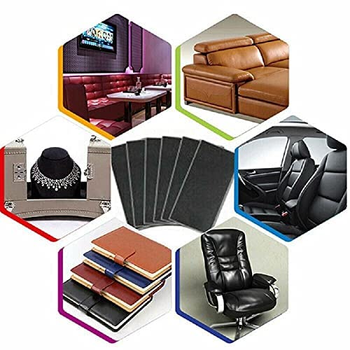 3 Pcs Leather Repair Patch Kit - Self-Adhesive Vinyl & Leather Repair for Car Seats, Couches, Elbows | DIY Furniture & Auto Upholstery Restoration