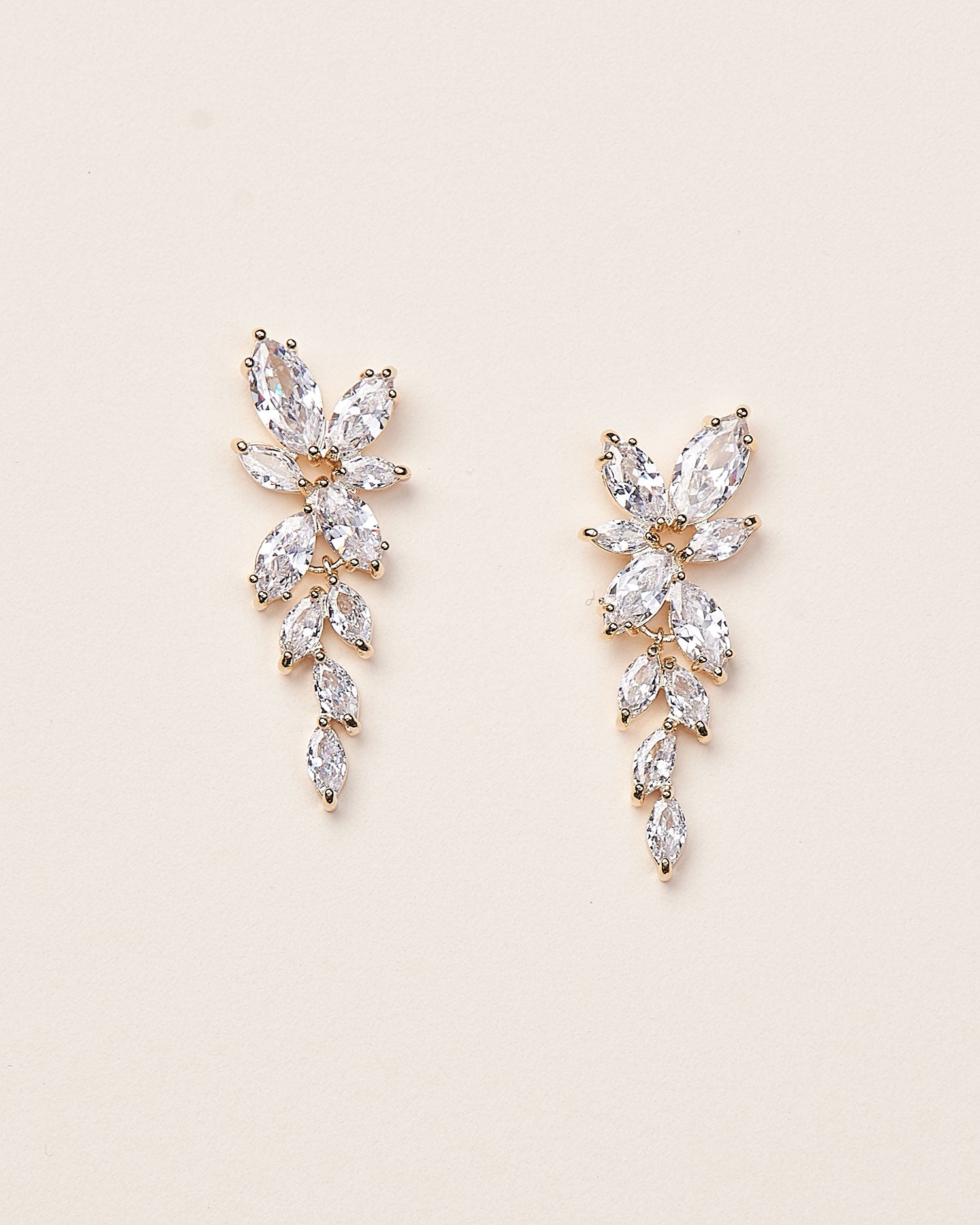 Nicole CZ Stud Earrings for Women - Sparkling Cubic Zirconia Jewelry for Everyday Wear & Special Occasions