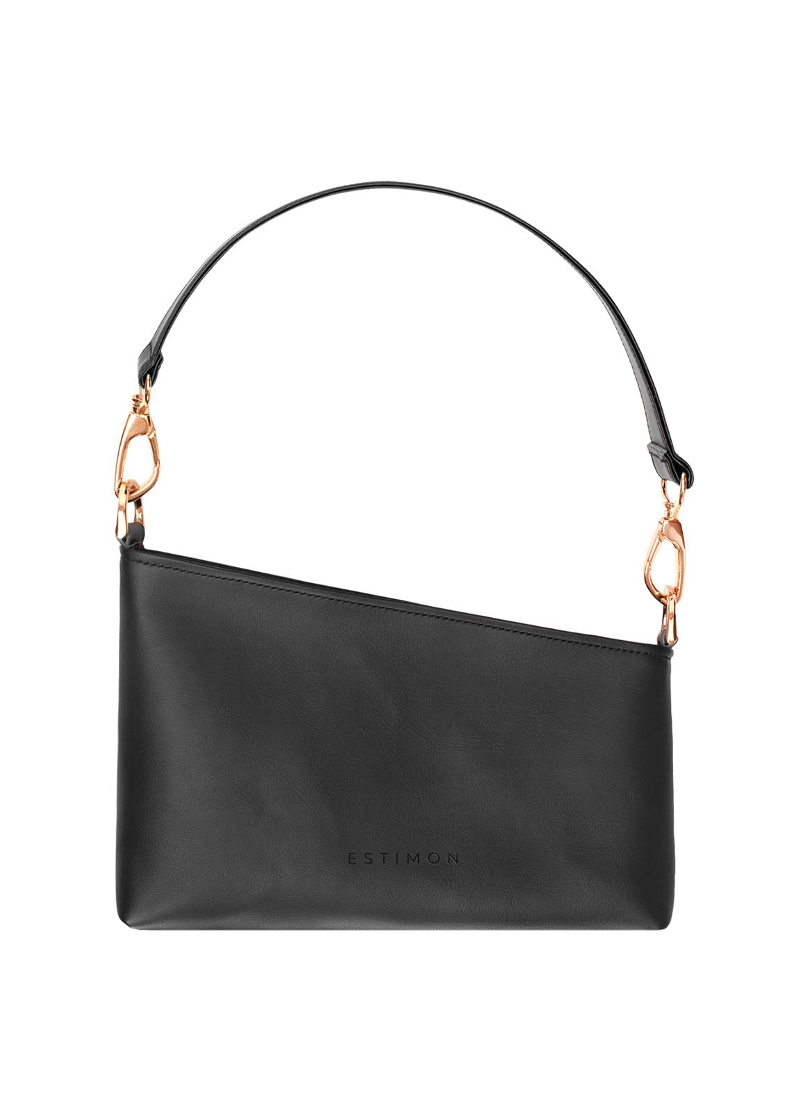 Vegan Corn Leather Baguette Bag for Women | Black Crossbody Purse | Eco-Friendly Fashion Accessory for Work, Travel & Everyday Use
