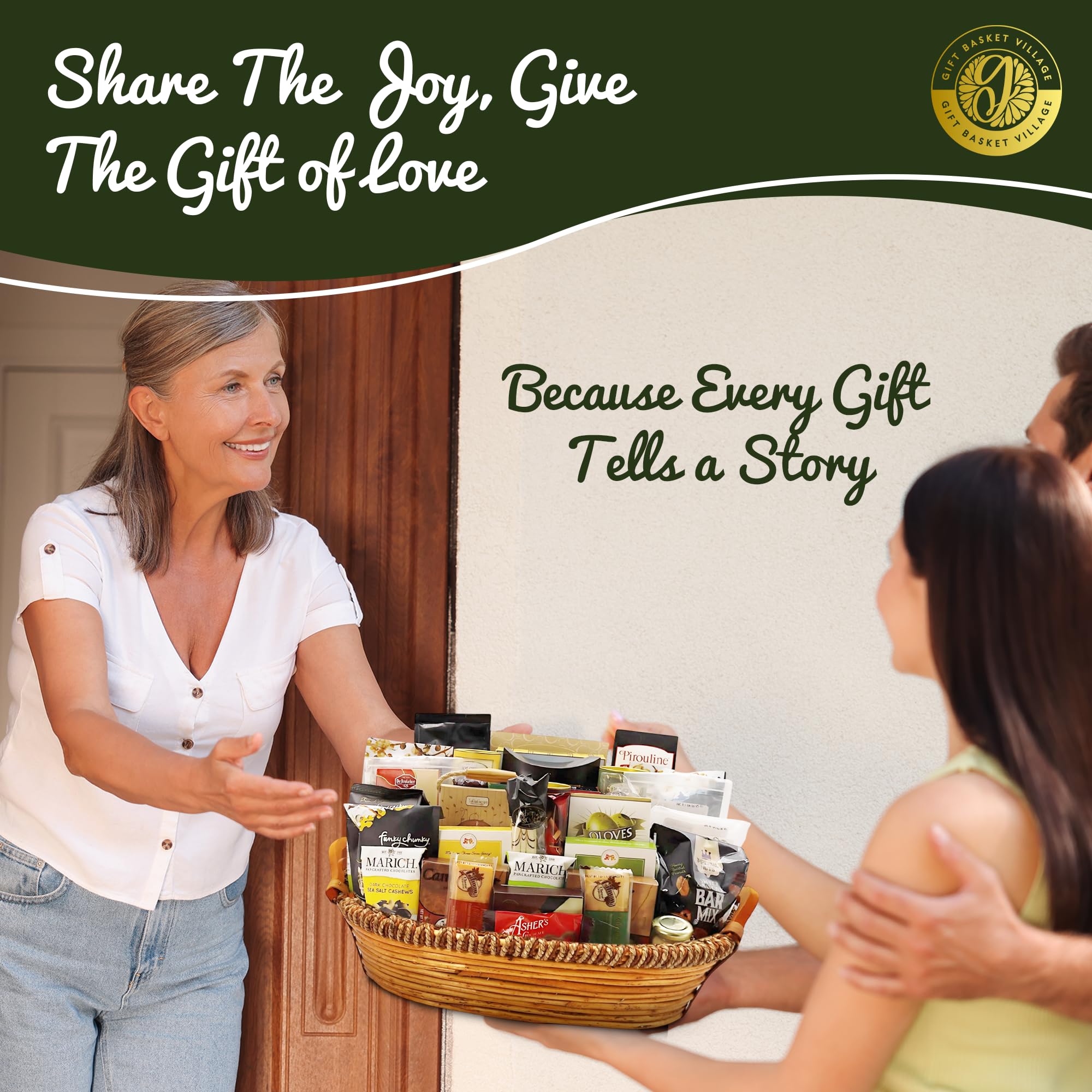 Premium Gourmet Gift Basket - Artisan Crackers, Deluxe Wafers & Gourmet Spreads - Handcrafted in USA - Perfect for Holidays, Corporate Gifts & Special Occasions - Luxury Food Gift Box for Birthdays, Anniversaries & Thank You Gifts