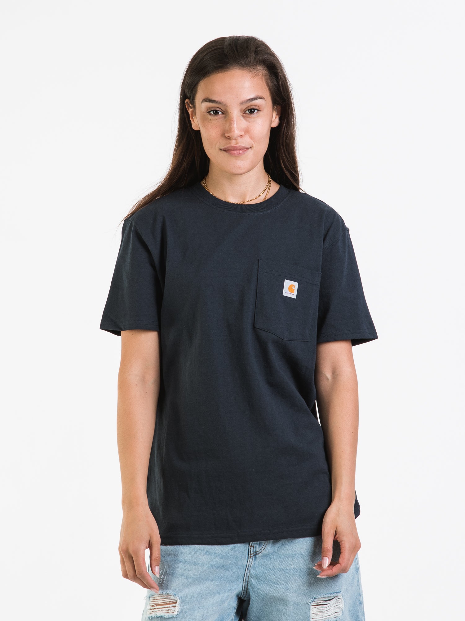 Carhartt Workwear Pocket T-Shirt for Men - Durable Cotton Tee for Construction, Farming & Outdoor Work