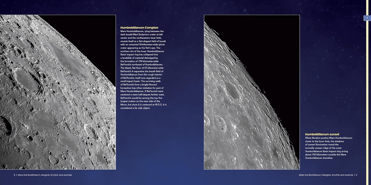 Photographic Atlas of the Moon by Robert Reeves - Complete Astronomy Guide for Amateur Stargazers | Perfect for Night Sky Observation & Lunar Study