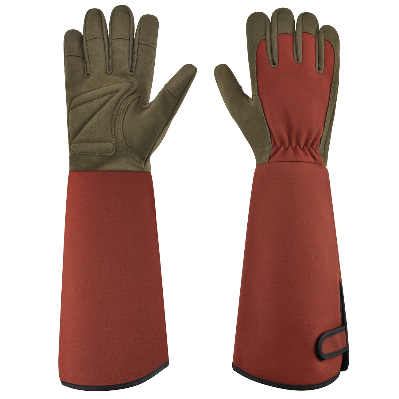 OIZEN Thorn Proof Gardening Gloves for Women & Men - 1 Pair Long Sleeve Rose Pruning Gloves, Durable Protection for Hands & Arms - Perfect Gardening Gifts (Medium) - Ideal for Rose Pruning, Landscaping & Outdoor Yard Work