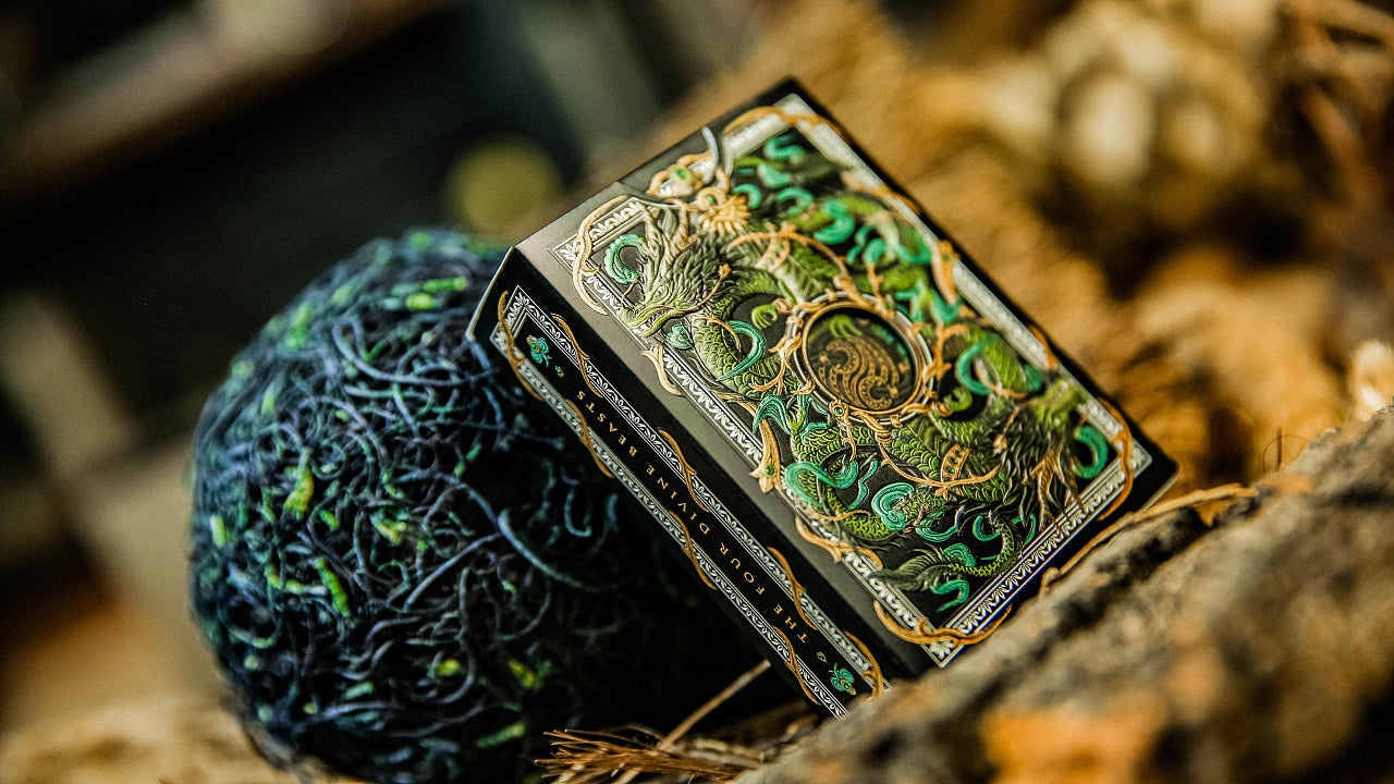 Premium Azure Dragon Playing Cards - Elegant Dragon-Themed Deck for Poker, Magic Tricks & Collectors | Perfect for Card Games, Gifts & Collectibles