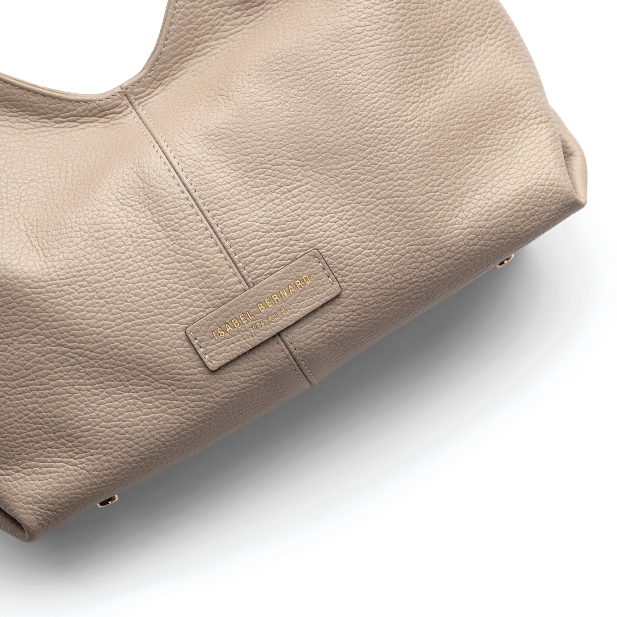 Honoré Grace Mini Taupe Calfskin Leather Handbag for Women - Elegant Crossbody Purse for Work, Travel & Everyday Use