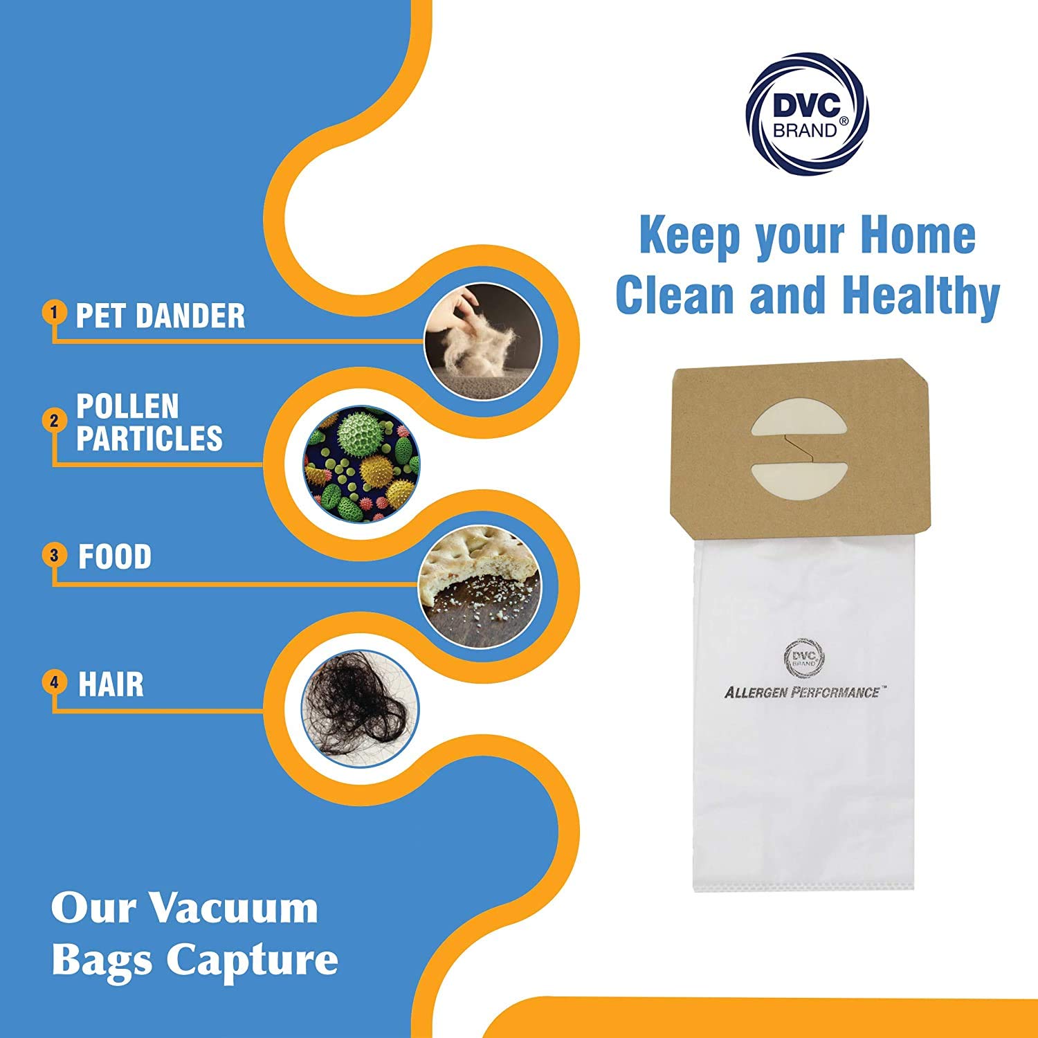 Electrolux Style U Fit Discovery I, II, III Replacement Bags - 3 Pack Hypoallergenic Synthetic HEPA Filter Bags for Allergy Relief | Perfect for Homes with Pets, Dust Allergies & Asthma Sufferers