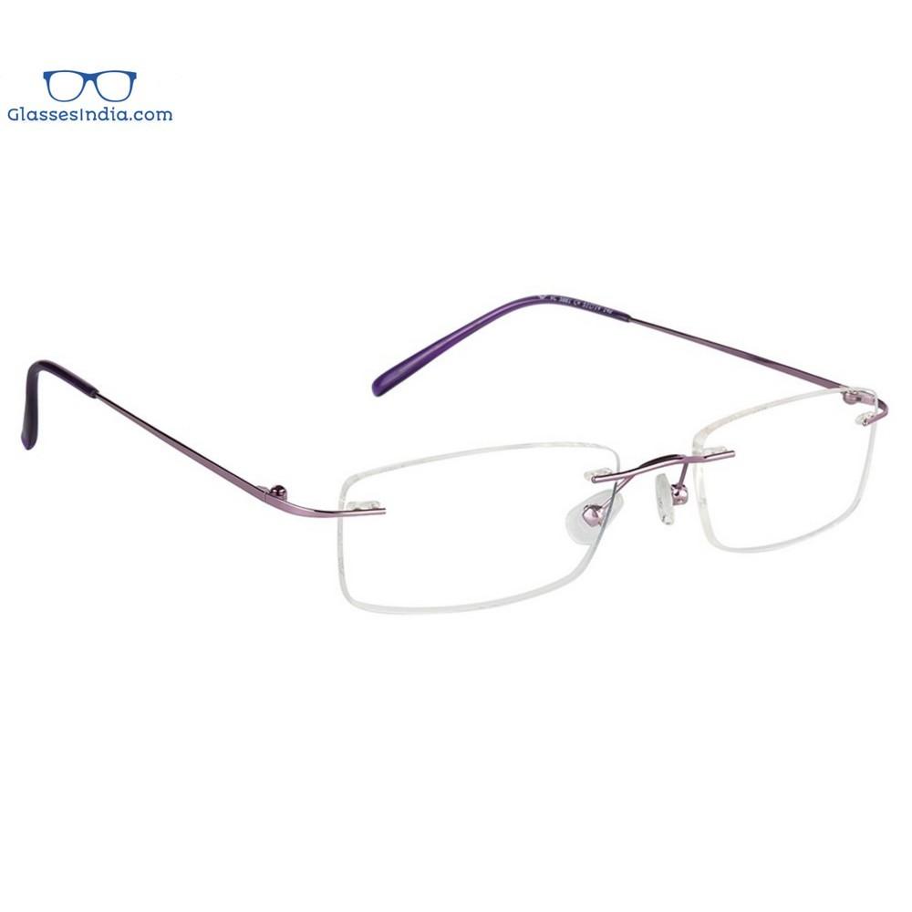 Blue Light Blocking Rimless Computer Glasses with Anti-Glare Coating for Screen Time & Digital Eye Strain Relief - Perfect for Office Work, Gaming & Online Classes