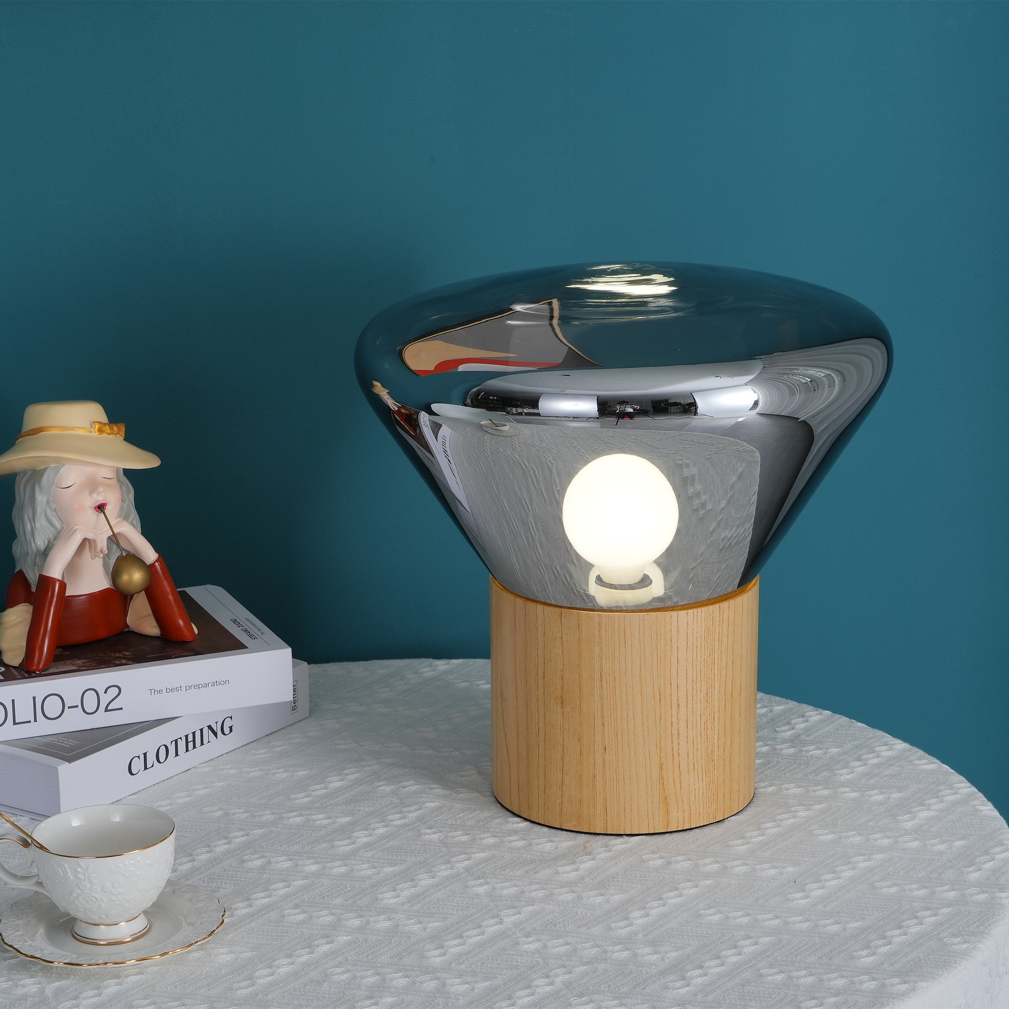 Energy Efficient LED Table Lamp - Dimmable Bedside Light for Home & Office, Perfect for Reading, Relaxing, and Decorating