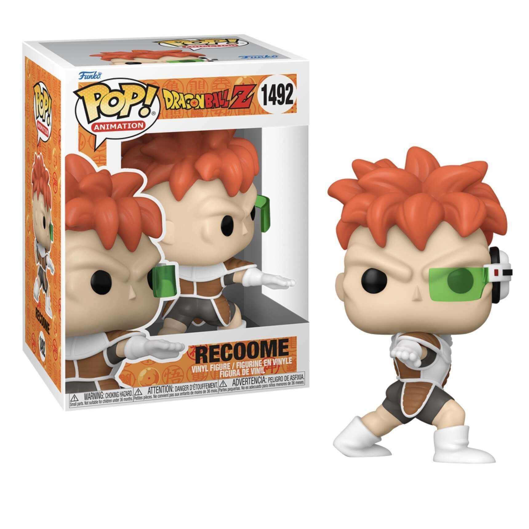 Dragon Ball Z Recoome Funko Pop! Vinyl Figure #1492 - Collectible Anime Action Figure for Fans & Decor | Perfect for Display, Gifts, and Anime Collections