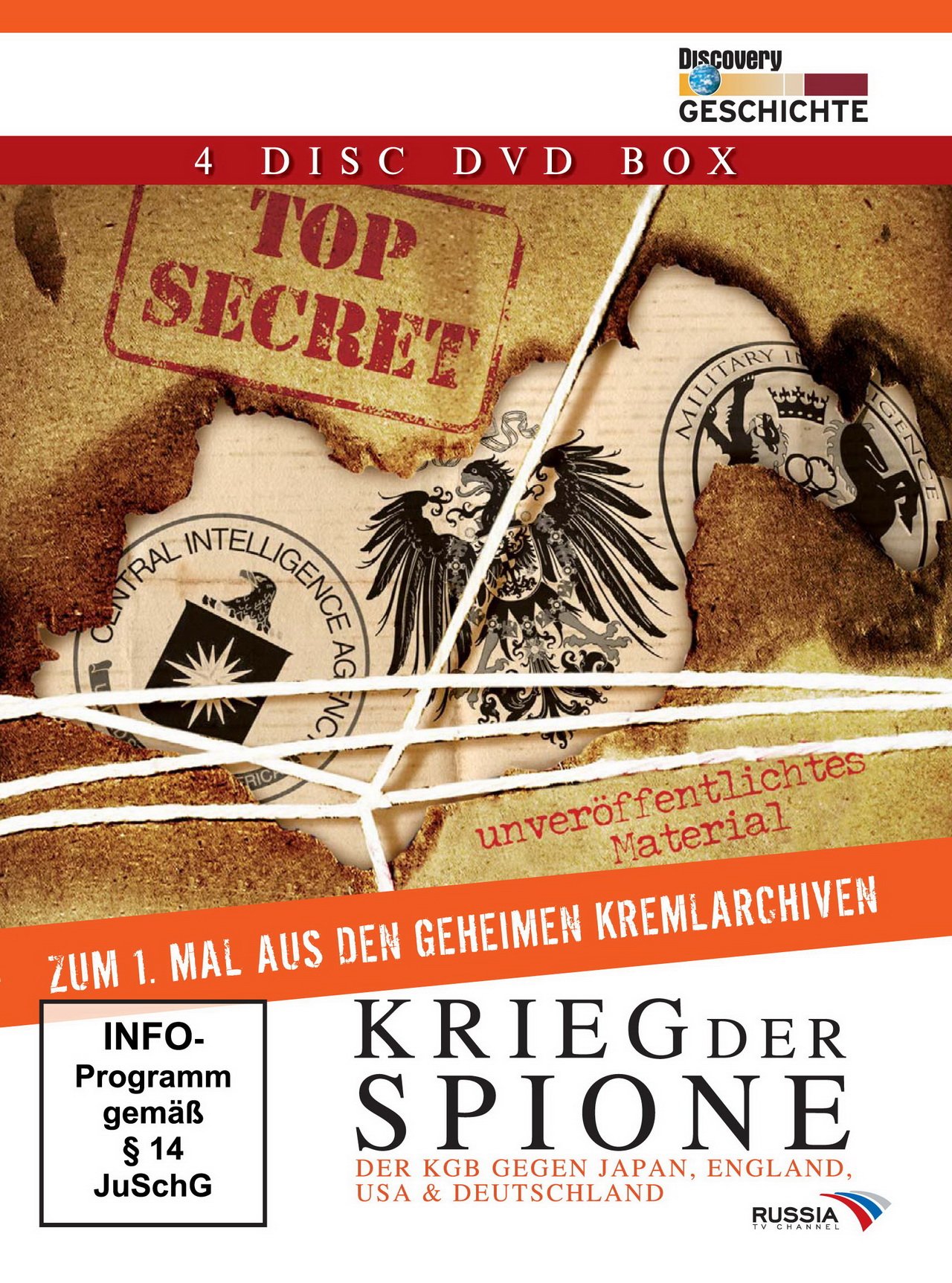 Spy War Box Set [4 DVDs] - Espionage Thriller Movie Collection for Home Entertainment & Movie Nights