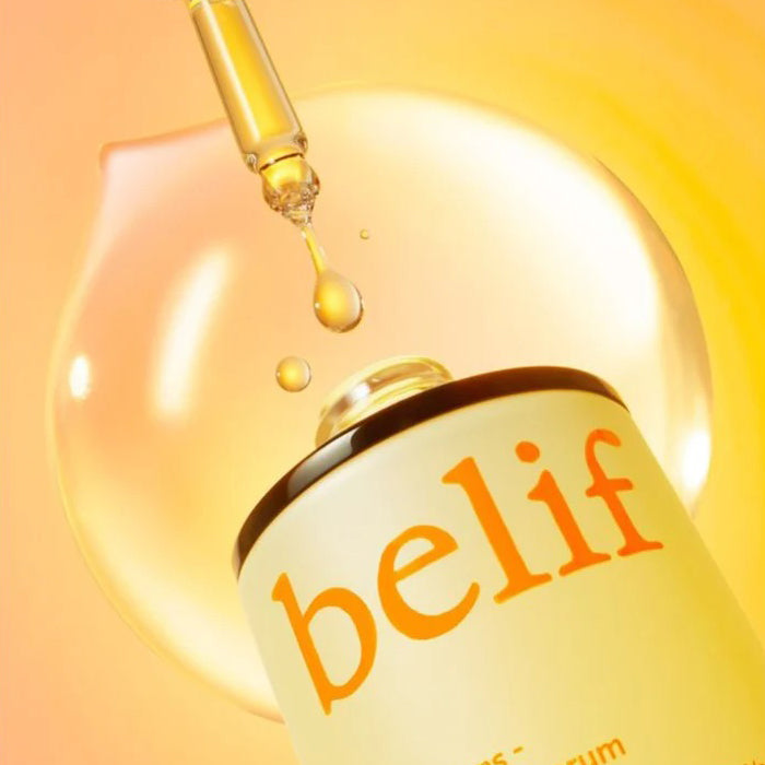 belif Super Drops VitaC Toning Serum 30ml - Vitamin C Brightening Face Serum for Glowing Skin | Day & Night Skincare Routine, Anti-Aging Treatment