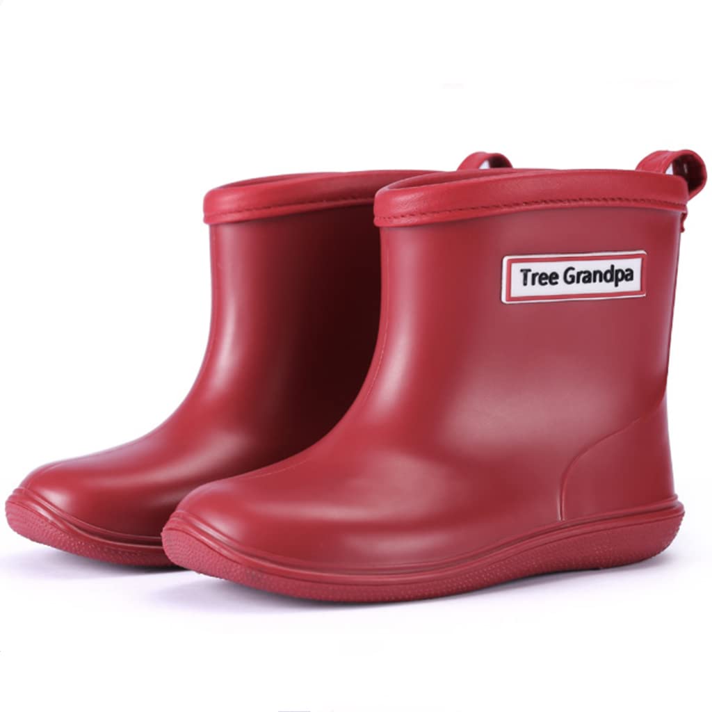 **Waterproof Toddler Rain Boots - Easy On Lightweight Short Baby Rain Boots for Boys & Girls - Perfect for Puddles, Playground & Outdoor Adventures**