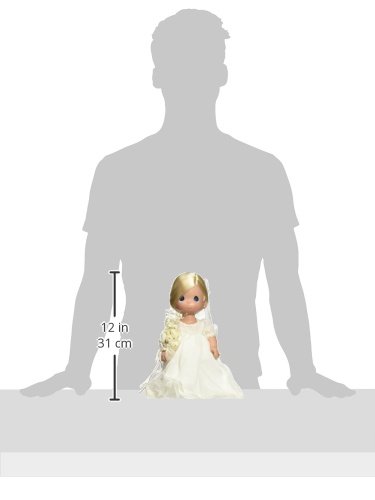 Precious Moments Enchanted Dreams Bride Blonde 12-Inch Collectible Doll by Linda Rick - Perfect for Wedding Decor, Gift Giving & Doll Collections