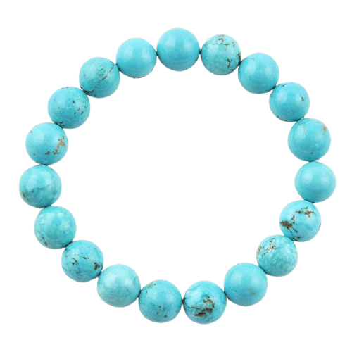 Barse Polished Bead Bracelet - Turquoise Magnesite Stone Beaded Jewelry for Women, Boho Chic Accessory for Everyday Wear & Special Occasions