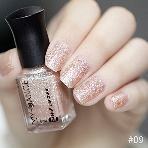 6ml Gel Nail Polish - Fashion Ice Smoothies Series with Sequins for Manicure | Long-Lasting Shine for Salon & DIY Nail Art at Home