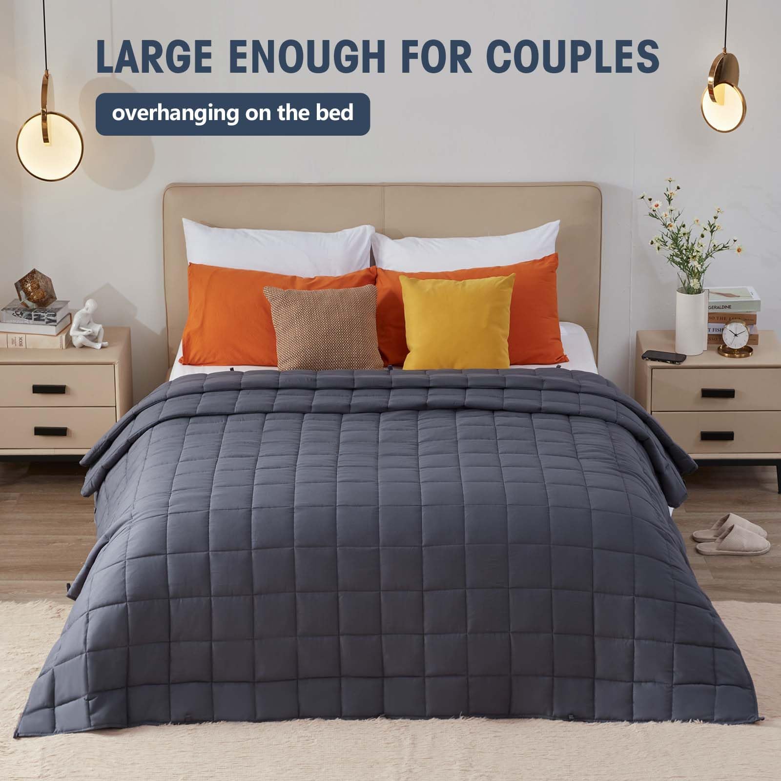 **25 lbs Weighted Blanket for Adults - King Size 88