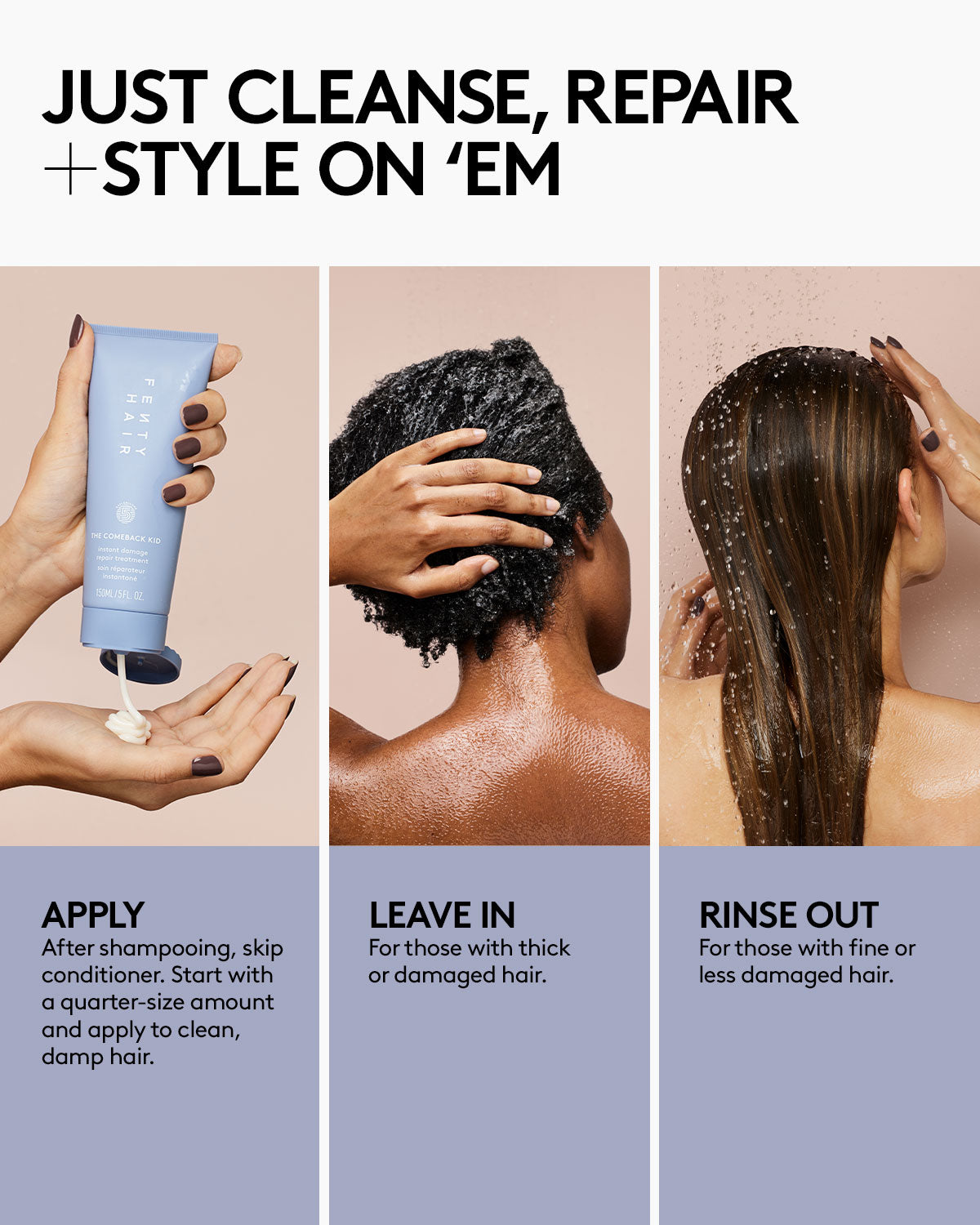 The Comeback Kid Instant Damage Repair Treatment Bond Builder - Restore & Strengthen Damaged Hair for Smooth & Healthy Locks - Perfect for Post-Color, Heat Styling & Chemical Treatments