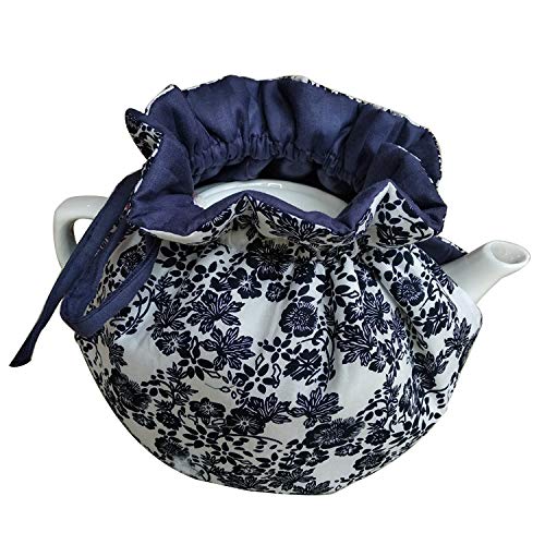 Printed Cotton Tea Cozy for Teapots - Insulated Tea Pot Cover to Keep Warm & Dust-Free - Decorative Kitchen Accessories for Home Use - Perfect for Afternoon Tea, Tea Parties & Cozy Kitchen Decor (C11)