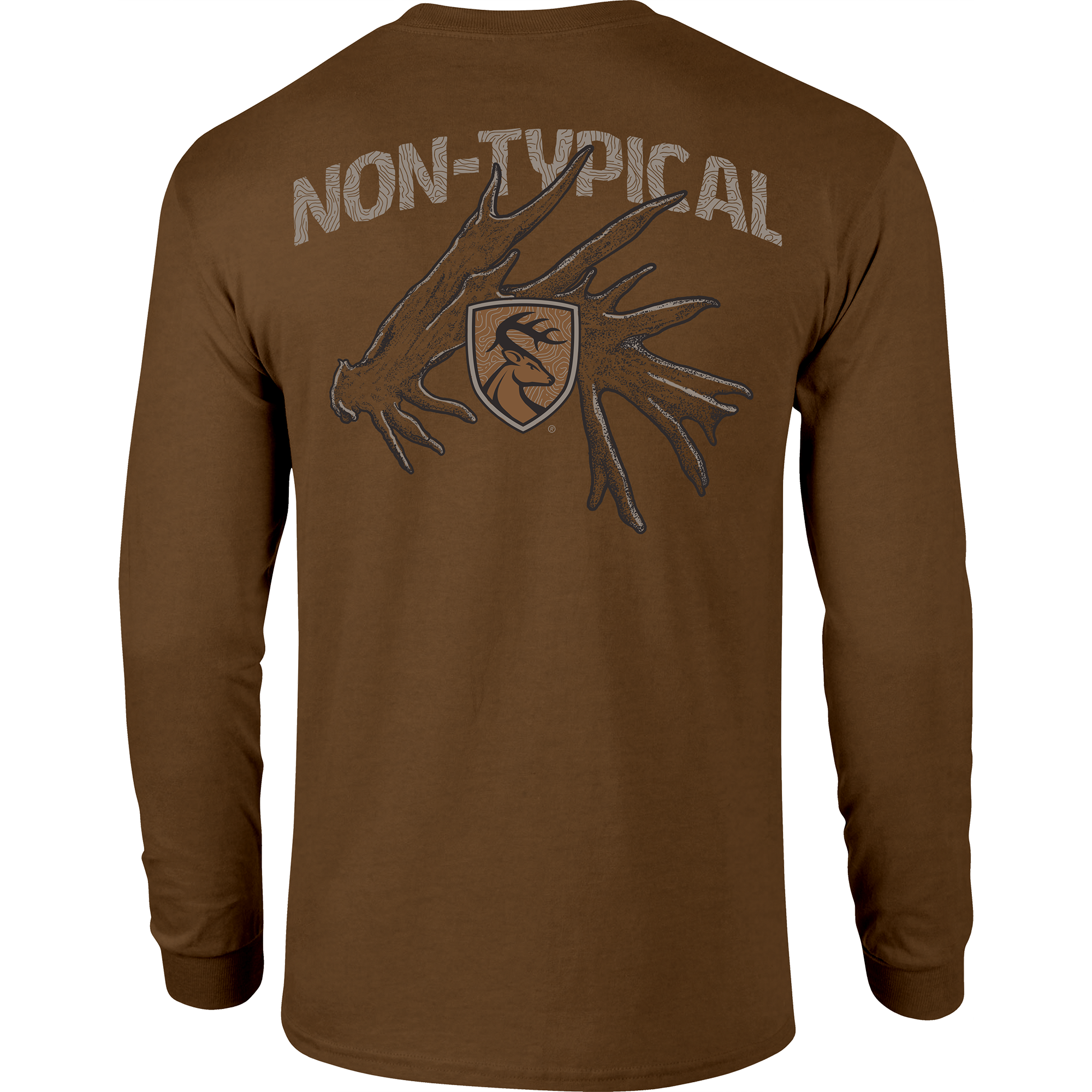 Non-Typical Shed Long Sleeve T-Shirt for Men - Comfortable Casual Shirt for Outdoor Activities, Hiking, and Everyday Wear
