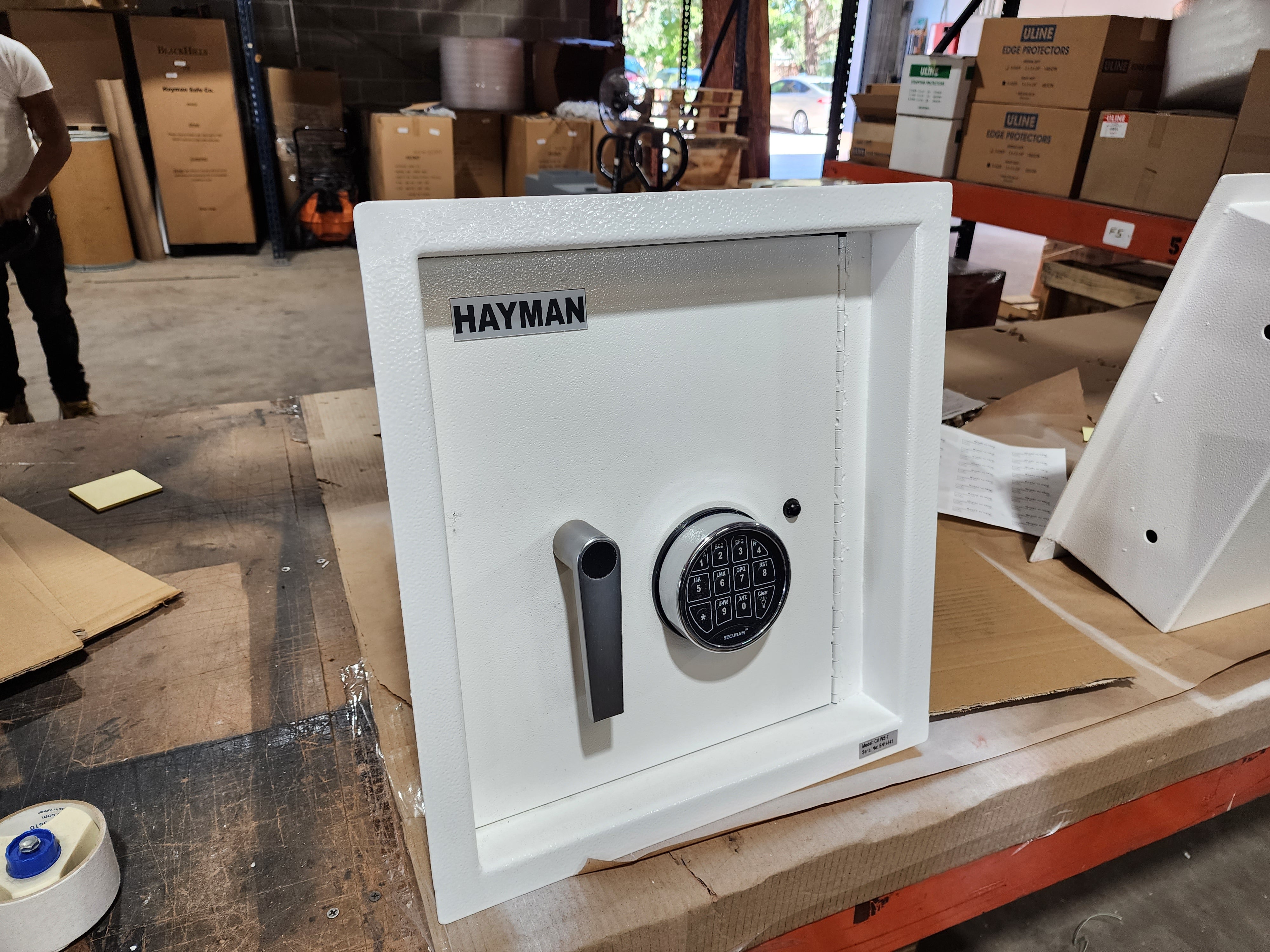 Heavy Duty Wall Safe by Hayman WS 7 - Secure Hidden Safe for Home & Office - Perfect for Cash, Jewelry & Important Documents Protection
