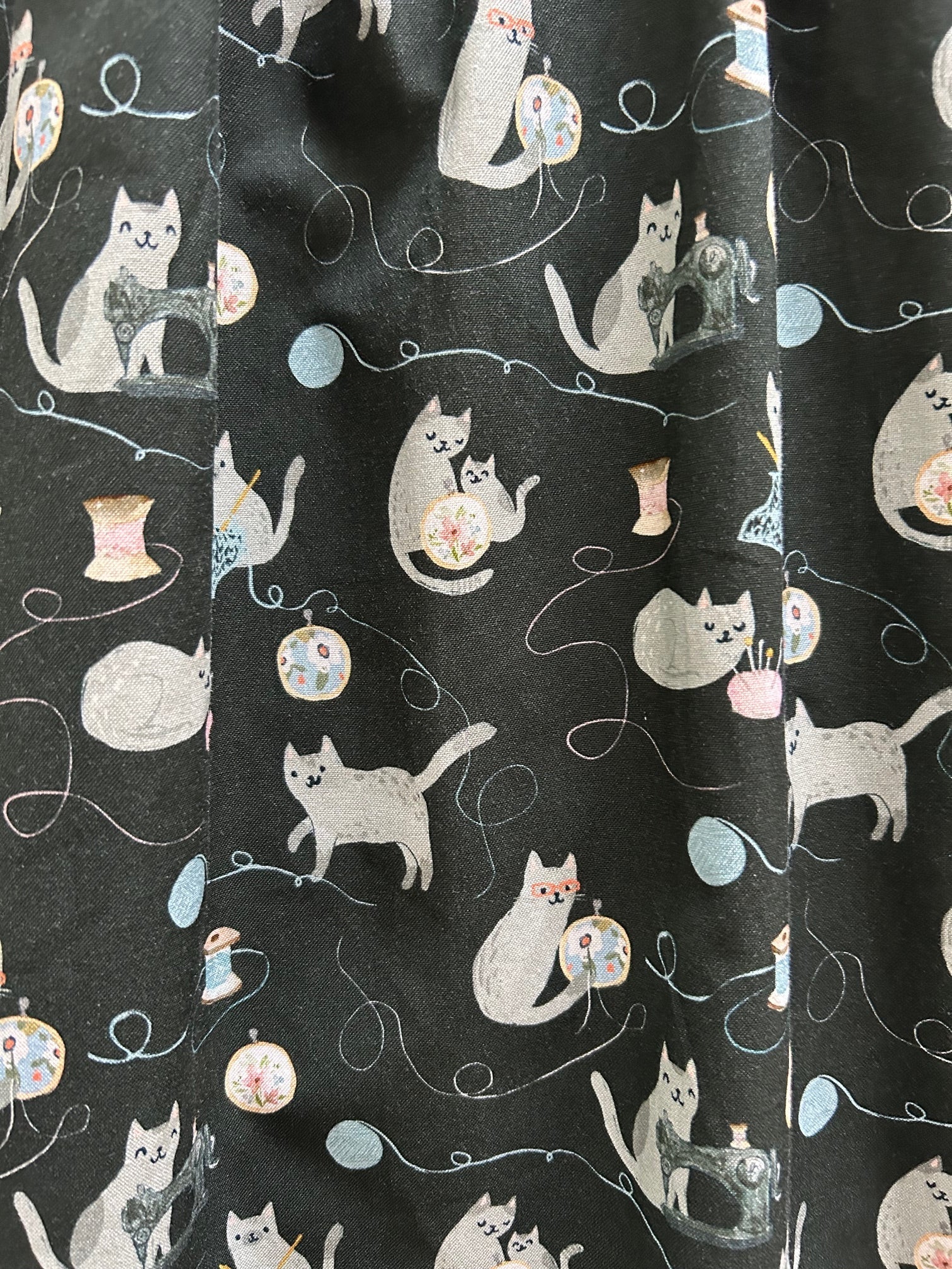 Stylish Fit & Flare Dress for Women - Perfect for Cats and Yarn Lovers | Casual Wear, Date Nights & Cat-Themed Parties