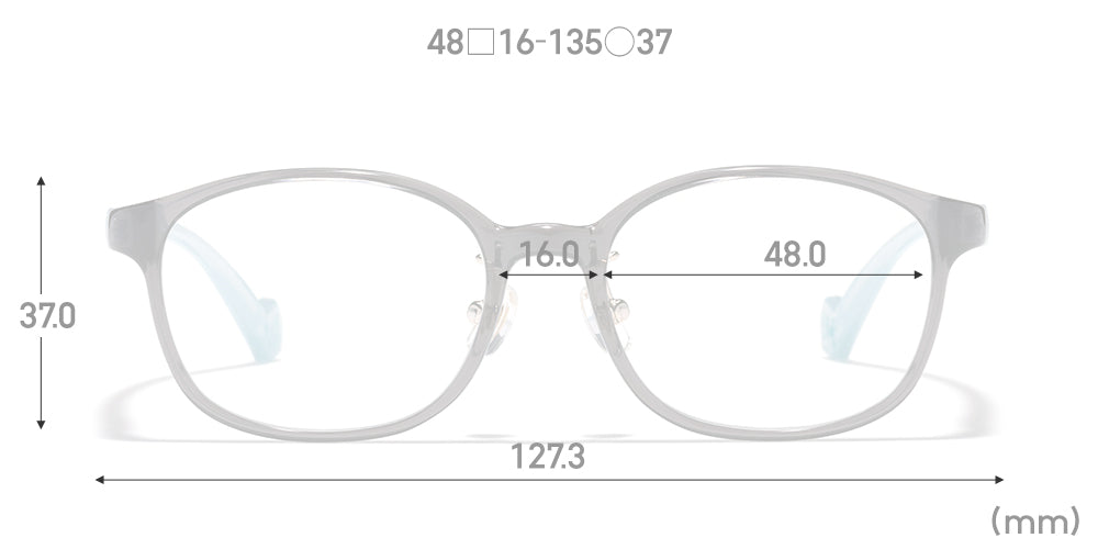 JINS x Disney Frozen Kids Glasses Frame 054 394 - Stylish Eyewear for Kids Inspired by Frozen Movie - Perfect for School, Play, and Disney Fan Gifts