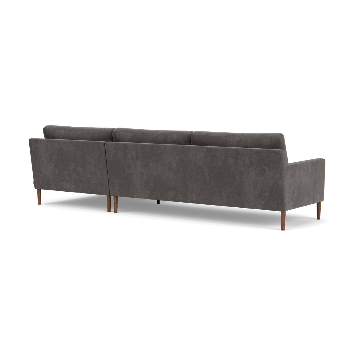 Astha Fabric Right Chaise Sofa - Modern Upholstered Sectional Couch for Living Room, Lounge & Small Spaces