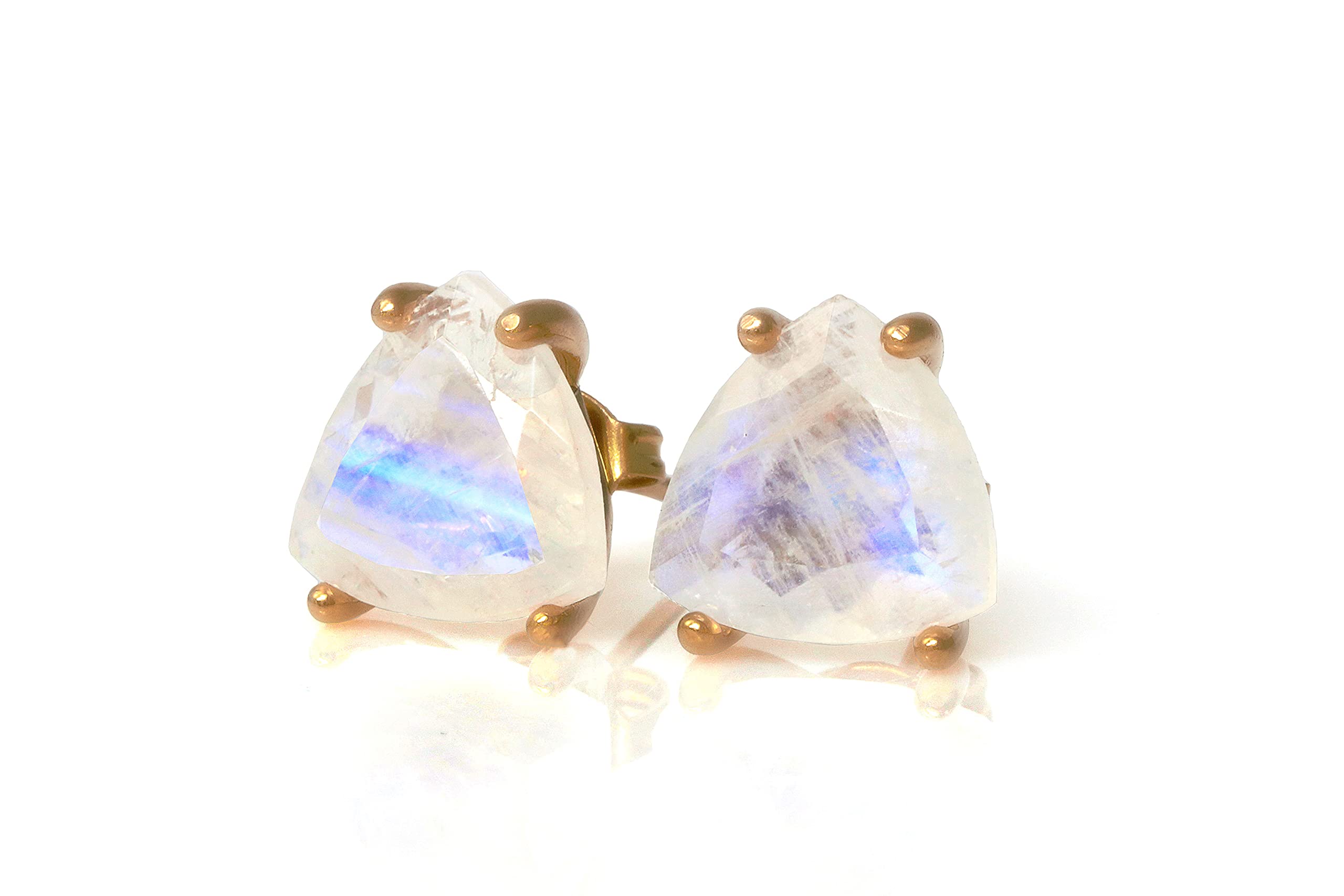 Moonstone Earrings Sterling Silver - Handmade Jewelry for Women - Gifts & Fashion
