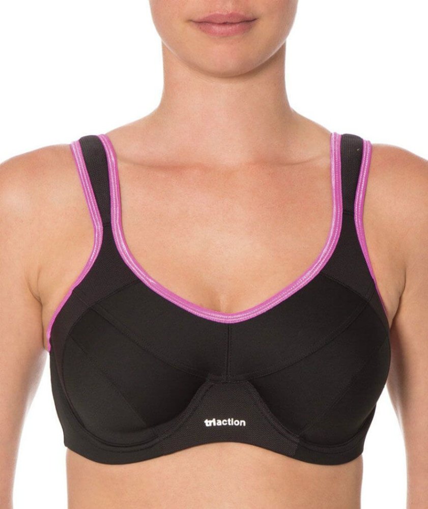Triumph Women's Triaction Endurance Underwire Sports Bra - High Support Workout Bra for Running, Yoga & Gym - Moisture Wicking & Breathable Activewear