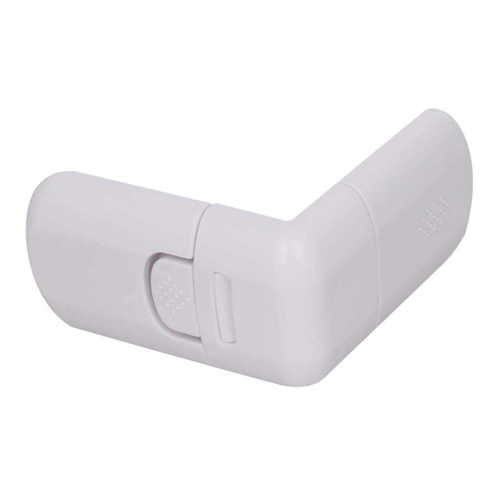 Baby Proofing Safety Locks - 2 Pack White ABS Plastic Multi-Use Adhesive Straps (68mm/2.68