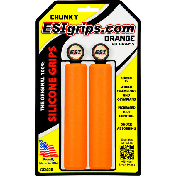 32mm Chunky Silicone Grips for Tools & Utensils - Non-Slip Orange Handle Covers for Better Grip in Kitchen, Workshop & Outdoor Use